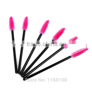 10pcs/lot New Make up Pink Disposable Eyelash Brush Mascara Applicator Wand Brush thumbnail-4