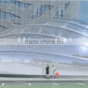 Air-supported ETFE Cushion Roof System for Tunnel Exist Canopy and ETFE Pillow thumbnail-2