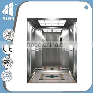 Speed 1.75m/s Gearless Traction Machine Passenger Elevator thumbnail-1