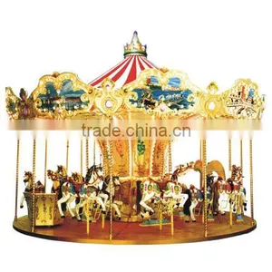 Carnival Amusement Equipment Merry go Round Family Rides Carousel for Sale thumbnail-4