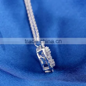 Flsah Christmas Gift Bling Summner Dancing Stone Pendant Necklace Jewelry SPG924W thumbnail-2