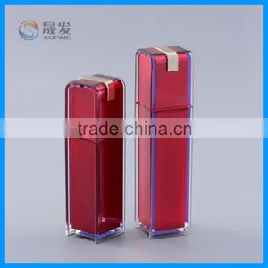 Square Acrylic Cosmetic Lotion Pump Bottle thumbnail-1