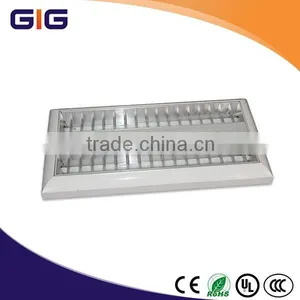T5 Lamp 14W Perforated Fluorescent Grille Lighting Fixture thumbnail-2