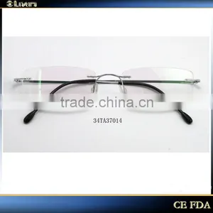 SLIM RIMLESS TITANIUM OPTICAL FRAME thumbnail-1