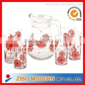 Glass Jar With Colored Plastic Lid Glassware thumbnail-1