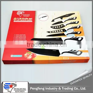 Wholesale High Quality 6pcs Gift Box Packing Non-stick Knives Set thumbnail-1
