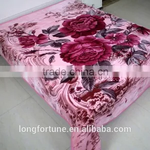 Manufactory Walmart China Home Textile Stock Cheap Fleece Blanket thumbnail-1