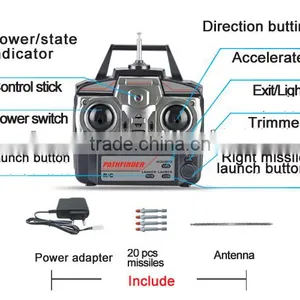 Missiles Alloy 5CH rc Helicopter With Gyro thumbnail-3