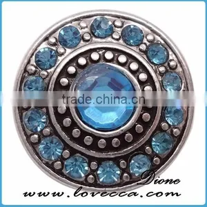 14k Gold Jewelry Wholesale Antique Silver Snap Button Bangle thumbnail-1