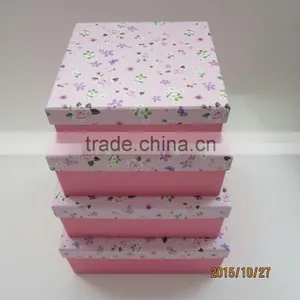 Rectangular Elegant Paper Gift Box Set With Ribbon thumbnail-3