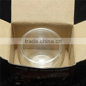 High Quality Double Wall Borosilicate Glass Cup With Color Box Packing thumbnail-3