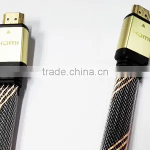 Flat HDMI Cable With Double Nylon Net 30FT thumbnail-4