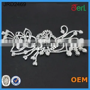 Unique Design Popular Rhinestone Lace for Wedding Dress in Bulk thumbnail-2