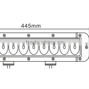 High Quality 100 Watt 17inch LED Lights Bar 12v Offroad Auto 100w Led Working Light for Car thumbnail-4