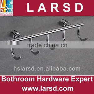 Bathroom Chrome Plated Brass Wall Hooks thumbnail-1