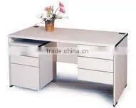 White Lacquer Computer Desk thumbnail-1