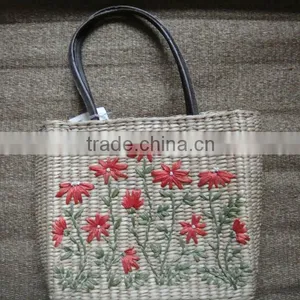 Paper Knitted Bag 2012 New Style Maize Straw Bag thumbnail-1