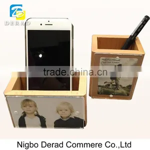 Magnetic Pen Holder With Acrylic Photo Frame thumbnail-1