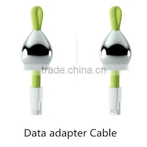 Creative USB Data Line Portable USB Data Line Small Bell Data Charger Cable Mini Mobile Phone Lines thumbnail-2
