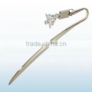 Good Quality Porcelain Pendant Metal Gift Bookmark,3d Bookmark for Stundents thumbnail-1