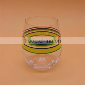 Round Drinking Glass,Clear Glass thumbnail-1