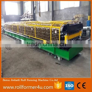 CE/ISO Tropezoid Corrugated Double Layer Roll Forming Machine With Cover thumbnail-5