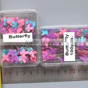 Butterfly Shaped Head Straight Pins thumbnail-3