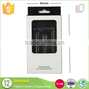 Hot Sale Color Printed Custom Logo Recyclable Electronic Products Packaging With Clear Window thumbnail-2