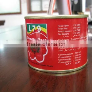 Manufacturer China Tomato Paste L70 Alavie 210g Normal Easy Open for Europe Factory Double Concentrated thumbnail-1