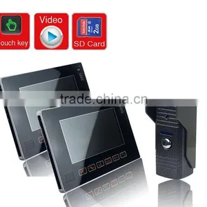2.4Ghz Touch Screen 7 Inch Color Intelligent Wireless Video Door Phone Intercom System thumbnail-1