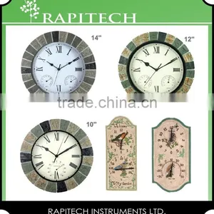 Polyresin 8 Inch Outdoor Clock thumbnail-4
