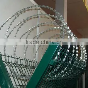 Single Coil Razor Barbed Wire CBT60 Core Wire Diameter thumbnail-1