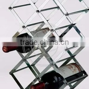 Check-shape 8 Bottles Wine Storage Shelf thumbnail-1