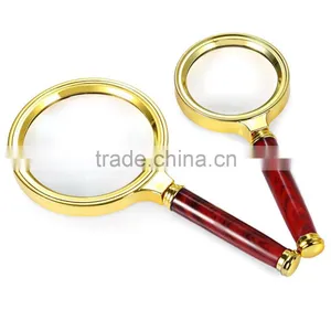 HD 80mm / 60mm Diameter Hand Held Reading Magnifier 10X Magnifying Glass Lens Jewelry Loupes thumbnail-3