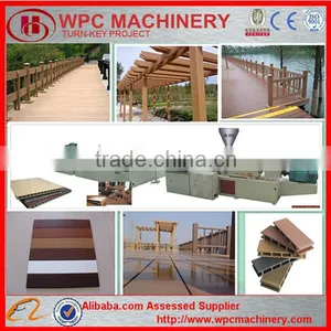 WPC Wood Plastic Decking Extrusion Machine thumbnail-4