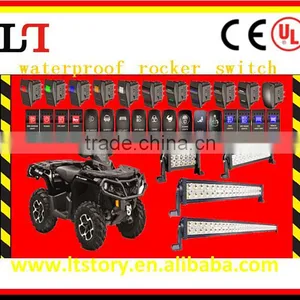 Plastic Waterproof Rocker Switch for Car/motorcycle thumbnail-2