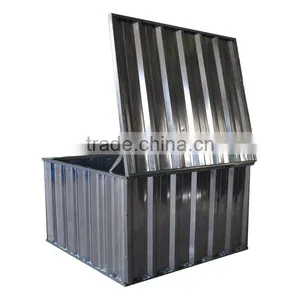Steel Garden Storage Box Led Light Flower Pot thumbnail-5