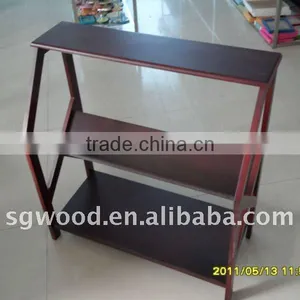 Wooden BOOK SHELF/magazine Holder Book Shelf for Wholesale in China Factory thumbnail-3