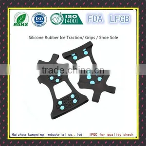 Anti-slip Silicone Rubber Spikes,Best Quality Anti-slip Silicone Rubber 5 Spikes Shoe Snow Grips thumbnail-1
