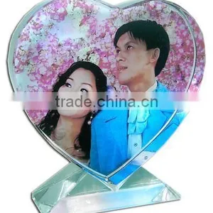 Sublimation Photo Crystal With Penholder and Watch thumbnail-3