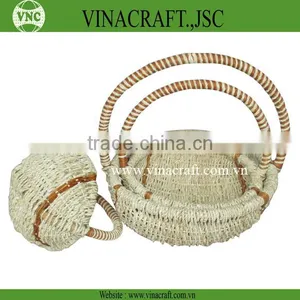 Handmade Palm Leaf Basket for Gift thumbnail-1