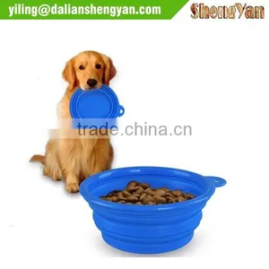 Folding Pet Bowl Travel Pet Cup With Carabiner Silicone thumbnail-4