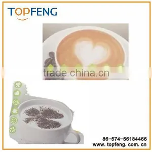 Coffee Latte Art Mold 6PCS, Plastic Coffee Mold,coffee Decorating Tool,coffee Art Stencils for Latte thumbnail-3