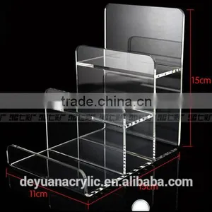 Elegant Transparent Acrylic Wallet Display Stand 4 Layer thumbnail-2