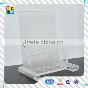 New Arrival Acrylic Free Stand Document Holder/High Quality Acrylic Table Use File Holder/simple Acrylic Mount Brochure Holder thumbnail-2