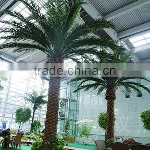 Home Garden Edging Decorative 5ft to 16ft Height Outdoor Artificial Green Plastic Palm Trees EDS06 0815 thumbnail-4