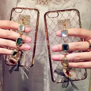 NEW Diamond Cell Phone Housing Shell Silicone Mobile Phone Cases for IPhone7/7Plus/6/6s/6plus/6splus Soft Tpu Cover Case thumbnail-4