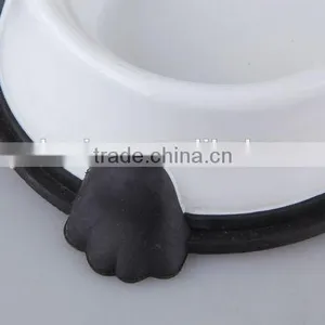 New Design Plastic Slip-resistant Oval Pet Bowl With Rubber Bottom/dog Bowl thumbnail-3