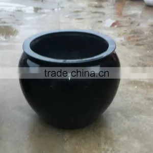 Black Round Strong Flowerpot thumbnail-4