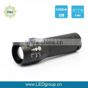 Mini Q5 Led Zooming Flashlight thumbnail-1